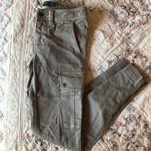Polo Ralph Lauren light grey skinny utility pants